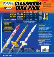 ESTES AVG BULK PACK EDUCATIONAL CLASSROOM PACK (12X KIT FORM ROCKETS) D-ES1753